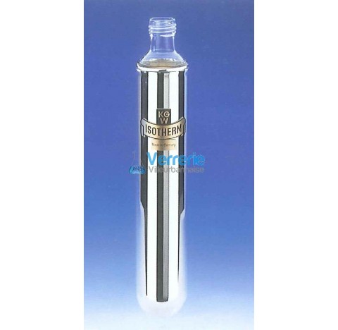 Recipient de rechange pour vase DEWAR ref:1091 pas de vis : GL32 Type: GEW 00 I Capacite max. 100 ml
