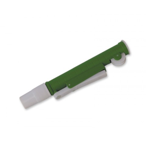 Aspire-pipettes, 10 ml vert digipette, contrôleur de pipette manuel.<br><br>Permet l'aspiration d'un