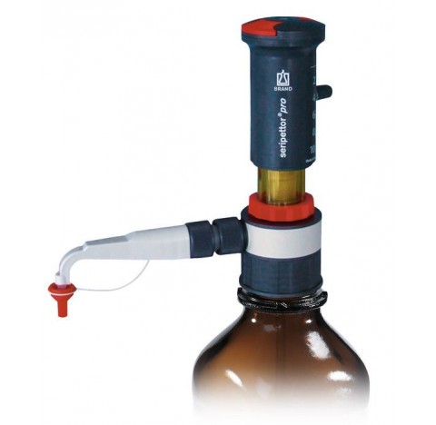 Distributeur Seripettor Pro 1-10 ml.<br>Distributeur adaptable sur flacon Seripettor pro, Gamme de v