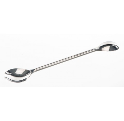 Double chemical spoons spoons dimensions 48x35 / 40x29 mm total length 300 mm diameter 5 mm ,stainle