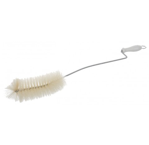 Brush for flasks length 470 mm , grip length 300 mm , length brush 170 mm brush diameter 60 mm ,iron