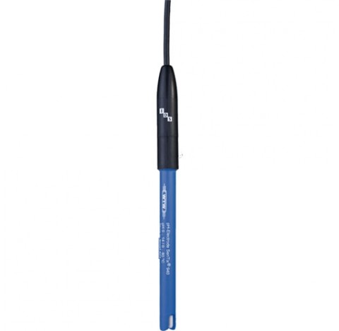 Electrode de pH combinee IDS avec electrolyte a gel, corps plastique et capteur de temperature integ