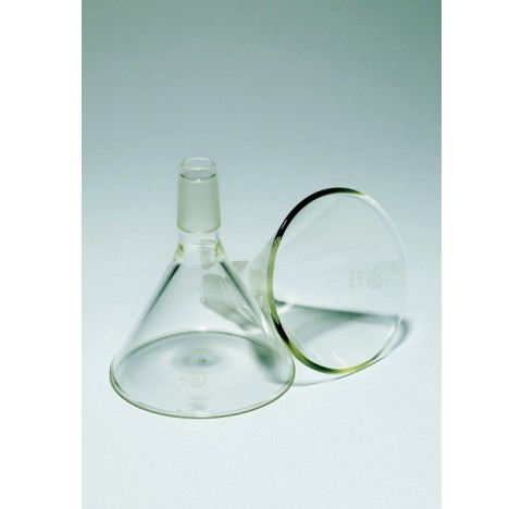 Entonnoir diametre 100 mm rodage male 14/23 prolonge