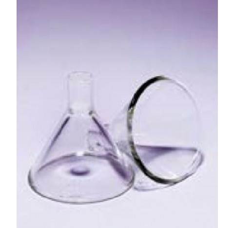 Entonnoir a poudre en verre Pyrex diametre 80mm