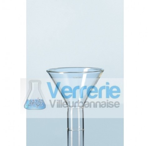 Powder funnel, short wide stem, diameter 120 mm total height 105 mm, stem height 30 mm stem diameter
