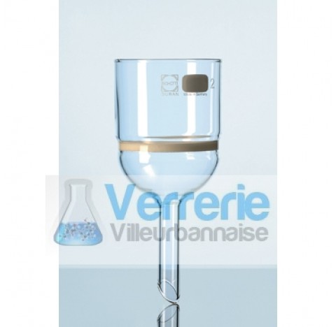 Duran filter funnel, 50 ml,porosity 1, filter disc diameter fritte 35 mm, stem diameter 10 mm total 
