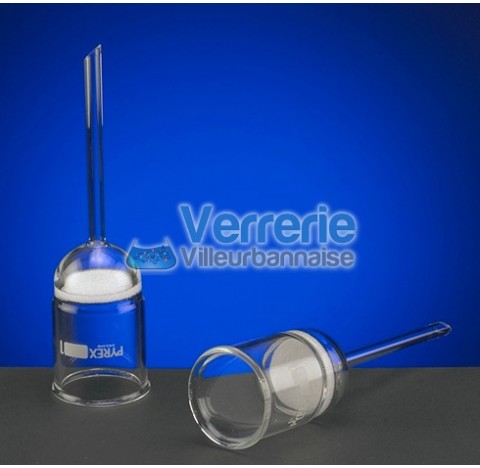 Filter funel Buchner diam of filter 40mm vol 80ml total height 165mm porosity 1