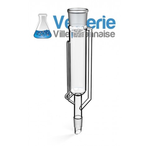 Extractor of soxhlet of 250ml female socket 45/40 male 29/32 for solids and solvents extraction made