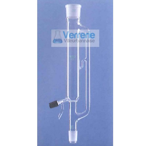 Extractor of soxhlet of Twisselmann 500 ml  for specific light solvents made in France