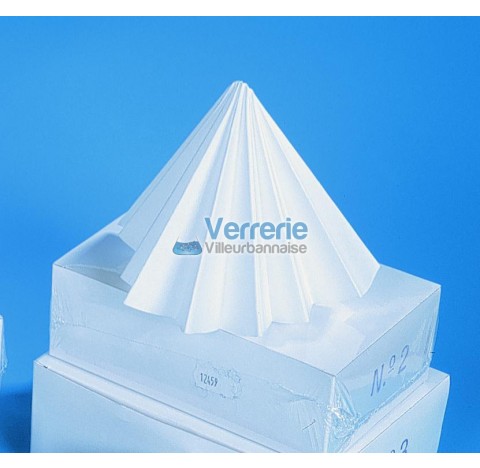 Filters pleated diameter 500 mm capacity 2 liters Num: 7B pure cellulose de coton for use usually wi