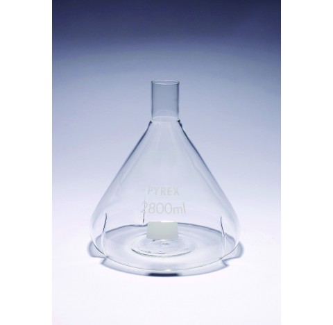 Flacon Fernbach Pyrex 2800ml, col lisse