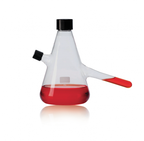 Fiole de culture, contenance 500 ml, volume 350 ml, Nephelo, 14 mm x 130 mm. Ce flacon est utilise c