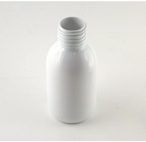 Flacon 150 ml en PET blanc bague PP28