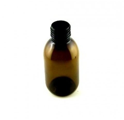 Flacon 150 ml en PET brun bague PP28