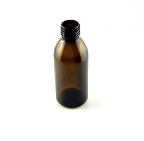 Flacon 200 ml en PET brun bague PP28