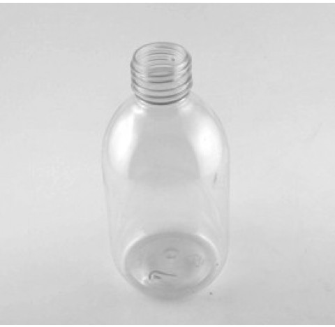 Flacon 250 ml en PET clair bague PP28