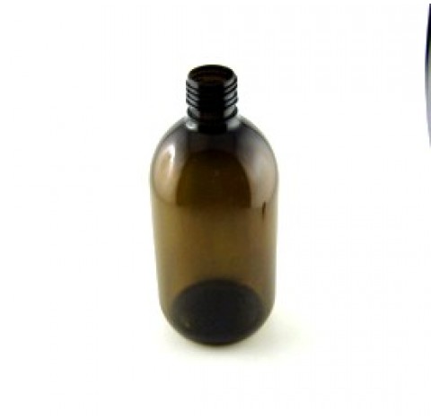 Flacon 500 ml en PET clair bague PP28