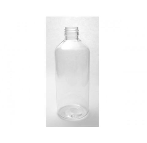 Flacon 500 ml en PET clair bague PP28