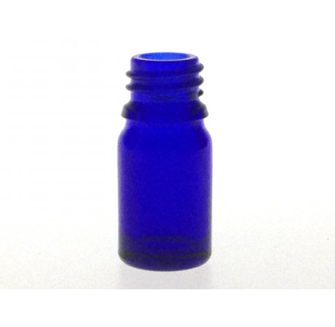 Flacons compte goutte 5 ml verre bleu DIN18 sodocalcique T3 bleu