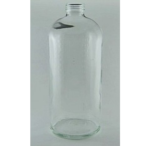 Flacon plasma 2000 ml en verre blanc, 2 litres Borosilicate type 1 bague PHIE40