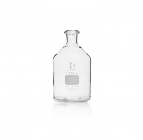DURAN reagent bottle, narrow neck, unground, clear, 1000 ml packing of 10