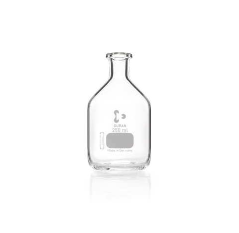 DURAN reagent bottle, narrow neck, unground, clear, 500 ml packing of 10