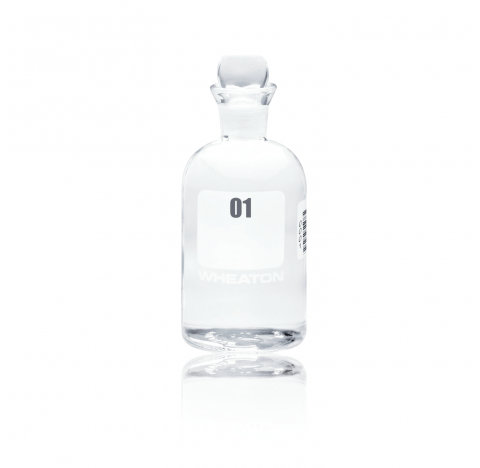 Flacon BOD, 300mL, obturateur Pennyhead, numerote de 409 a 432, 69mm diametre x 165mm hauteur (Boite