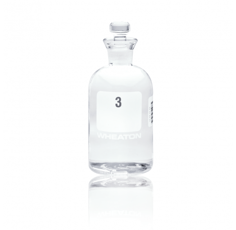 Flacon BOD, 300mL, obturateur Robotic, numerote de 409 a 432, 69mm diametre x 165mm hauteur (Boite d
