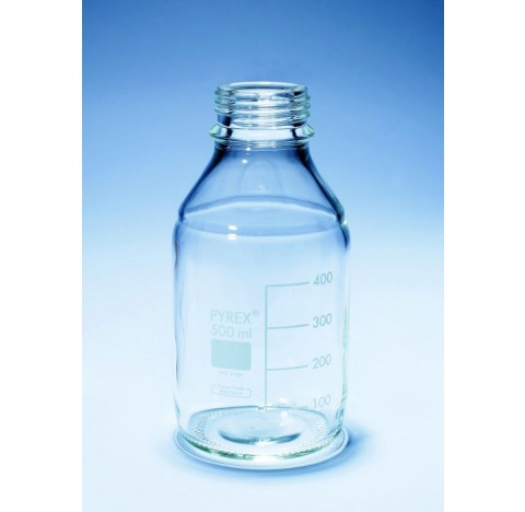 Flacon a essais ISO  gradue ambre non bouche 250ml