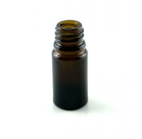 Flacons compte goutte 5 ml verre jaune DIN18 sodocalcique jaune