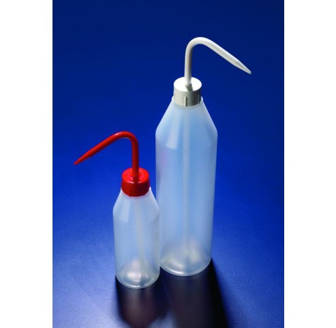 Pissette ronde forme bouteille LDPE bouchon blanc 1000ml