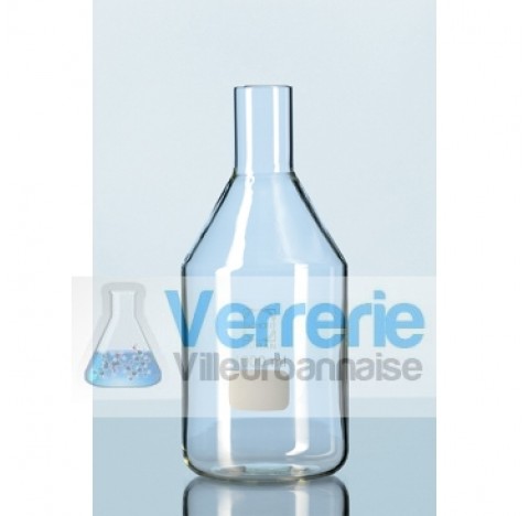 DURAN Culture media bottle, straight neck for metal caps, 1000 ml packing of 10