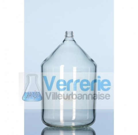 DURAN GL 45 Production Bottle, clear, increased wall thickness, without cap and ring, 20000ml packin