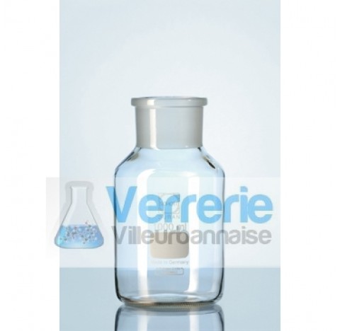 DURAN reagent bottle, wide neck, with NS 29/22, clear, with standard ground joint without head stopp