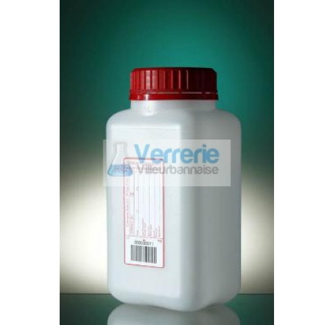Square bottle 2L HDPE nagraduated height 237 diameter 58, 40mg SODIUM THIO, label reand tamper evide