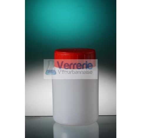 Round bottle 100ml HDPE naturel height 80 diameter 37and screw cap bland seal na