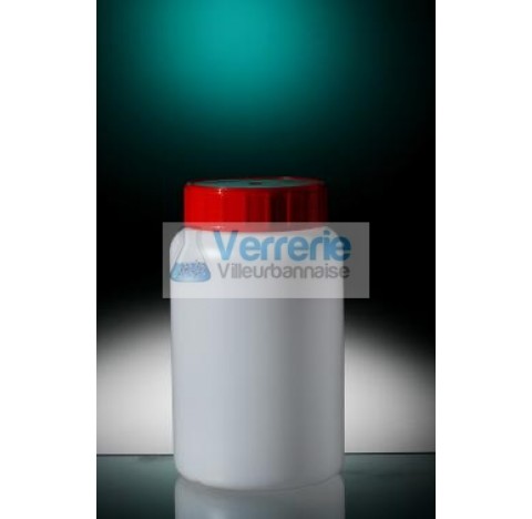 Round bottle 500ml HDPE naturel height 136 diameter 58and screw cap reand seal na