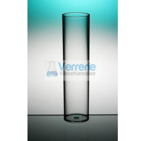 Flat base tube 35ml PS naturel height 95 diameter 24.6
