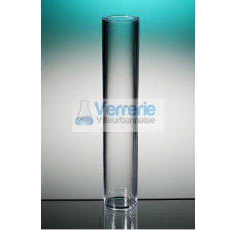 Flat base tube 15ml PS naturel height 55.8 diameter 20, 250/bag