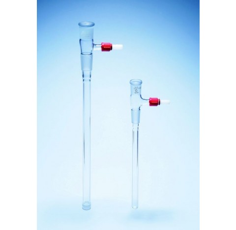 Guide d'agitateur avec connecteur plastique et rodages 24/29
