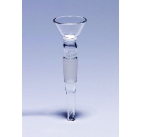 Semi-micro entonnoir conique filtrant porosite 3, diametre Disque 10mm avec rodage male 14/23