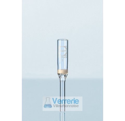 DURAN Micro filter funnel, 2 ml, porosity 1, diameter 10 mm stem diameter 6 mm packing of 10