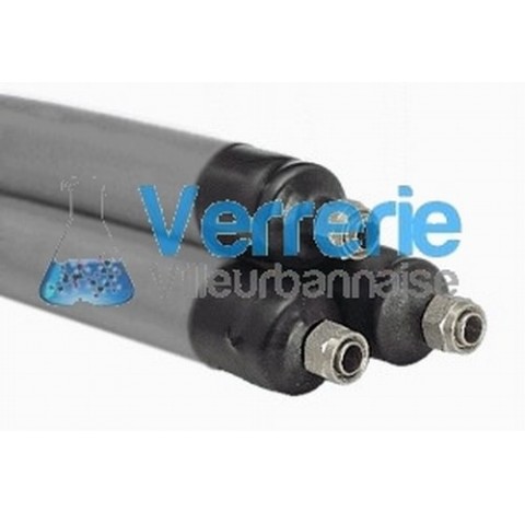 Tuyaux metalliques flexible isolation triple Temp: -50+200 degre 0,5 metre 2 conn M16X1 int Tuyaux m