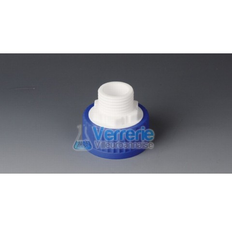 GLS reduction, PP PTFE female thread GLS80 and male screw neck GL45 temperature resistance -20 to 14