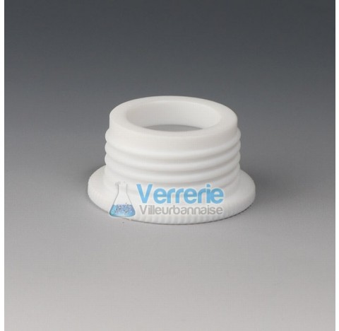 Thread Adapter, PTFE female thread GL40 or S40 and male thread GL45 temperature resitance -200 to 20
