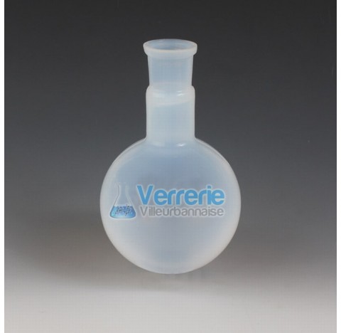 Boiling flask, PFA 100 ml height 117mm ,OD of ball 67 mm temperature resistance -200 to 250 degree ,