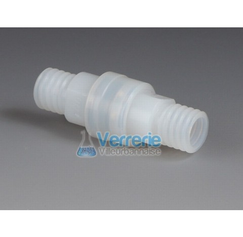 Quick connectors ,PFA thread GL25 lenght 79mm flow at 4 bar 10,5 L/min temperature resistance: -200 