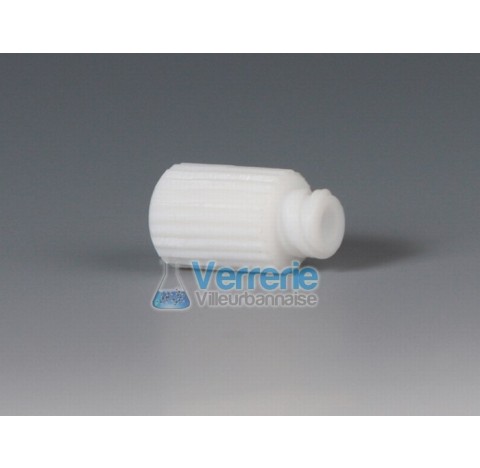 Miniature Luer lock connectors, PTFE for tubing IDxOD: 1,6x3,2 (1/16x1/8) female thread UNF1/428G, m