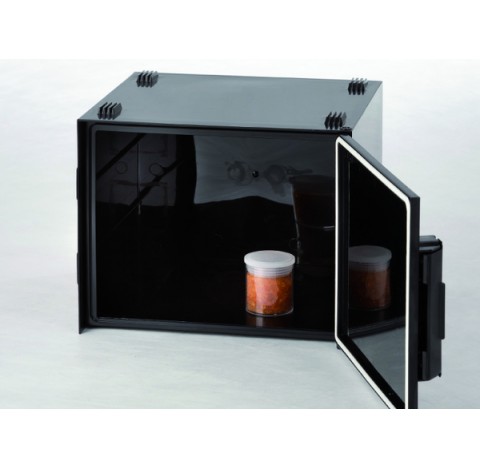 Mini dessicateur en polycarbonate noire 6,2 litres volume utile 6,2 litres dimensions exterieur : 22