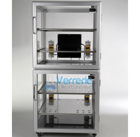 Dessicateur automatique en PMMA Vol. utile 140Litres Dim. Ext. 560 x 1150 x 580 Dim. Int. 495 x 500 